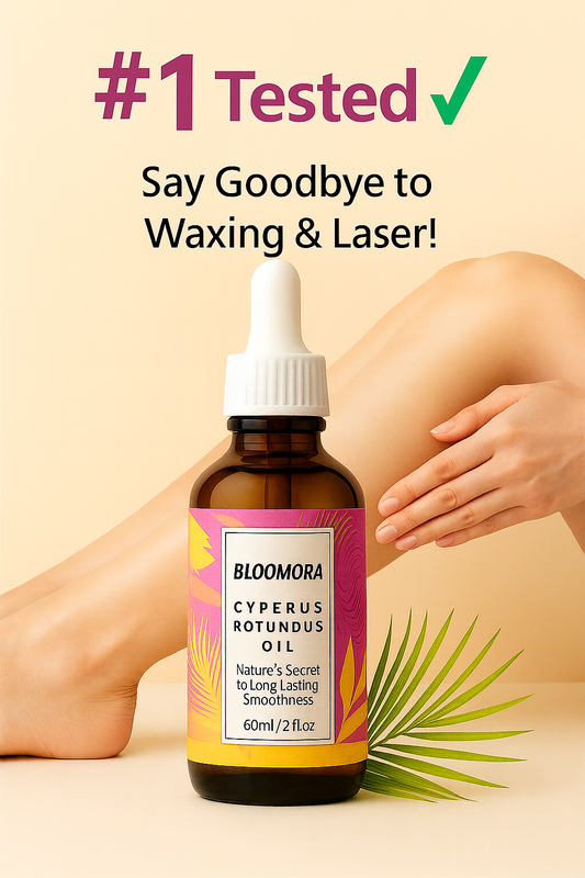 Bloomora Cyperus Rotundus Oil™ Natural Hair Reduction & Skin Soothing