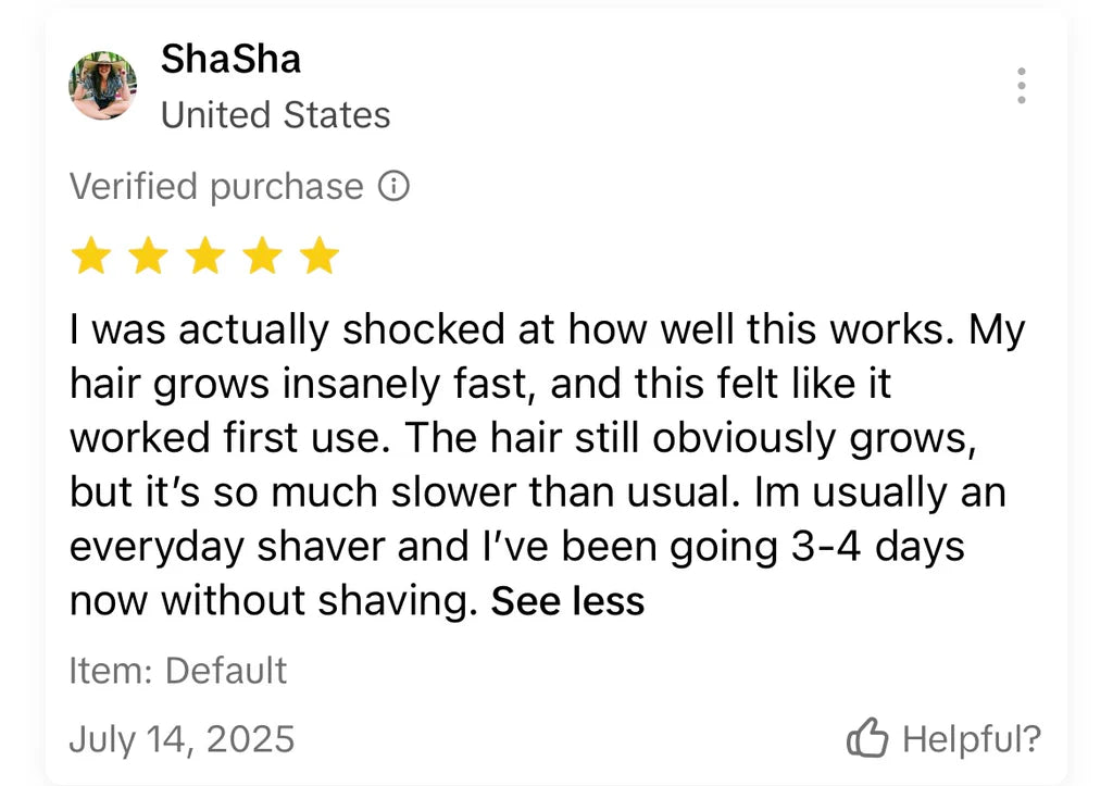 Bloomora Cyperus Rotundus Oil™ Natural Hair Reduction & Skin Soothing